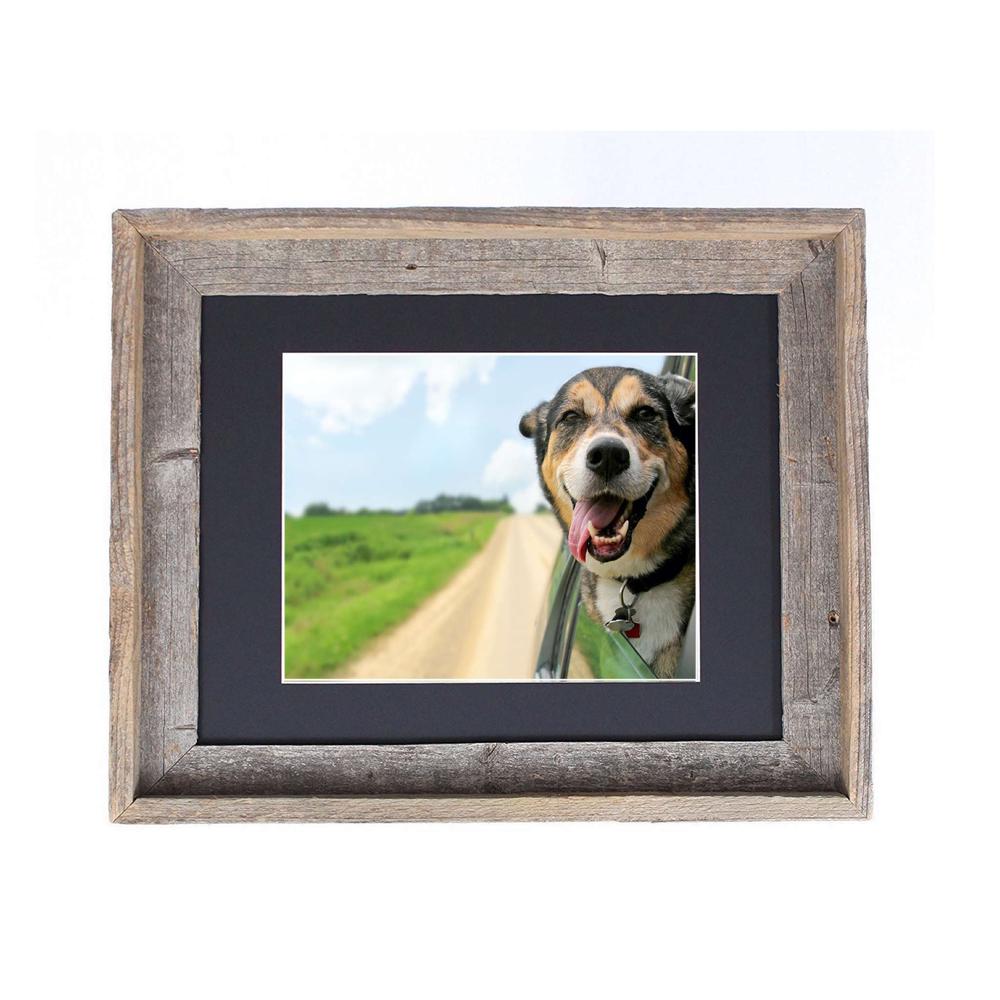 16x20 Rustic Black Picture Frame with Plexiglass Holder - 380279. Picture 2