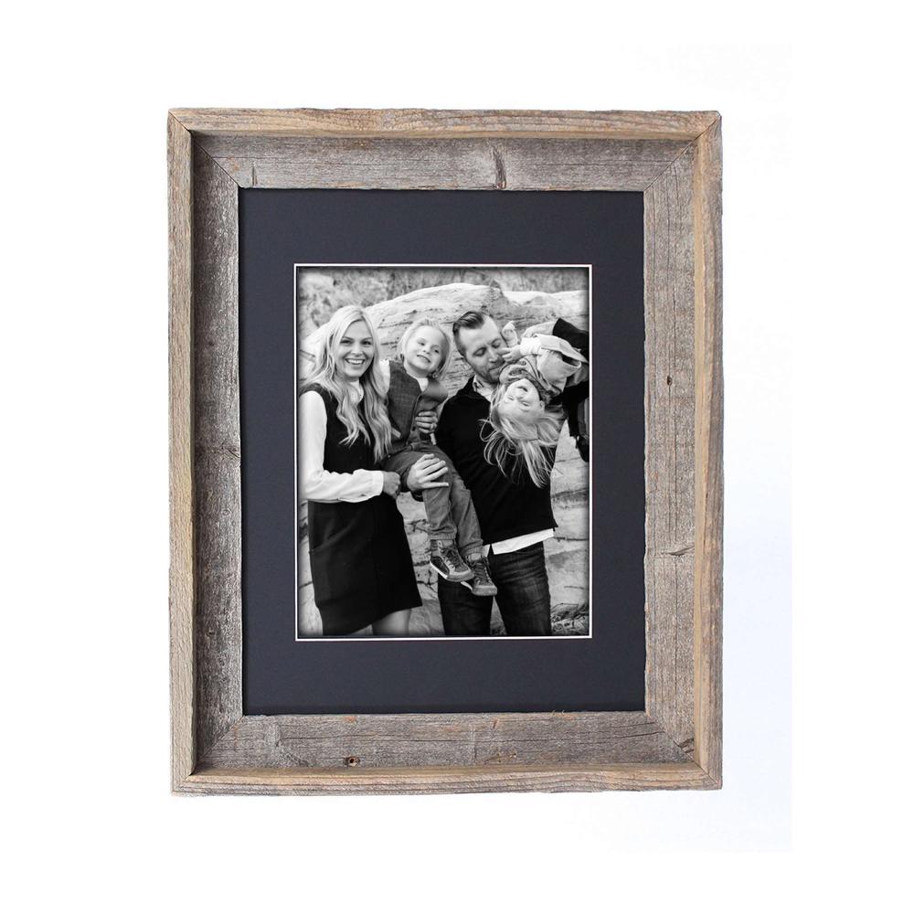 16x20 Rustic Black Picture Frame with Plexiglass Holder - 380279. Picture 3