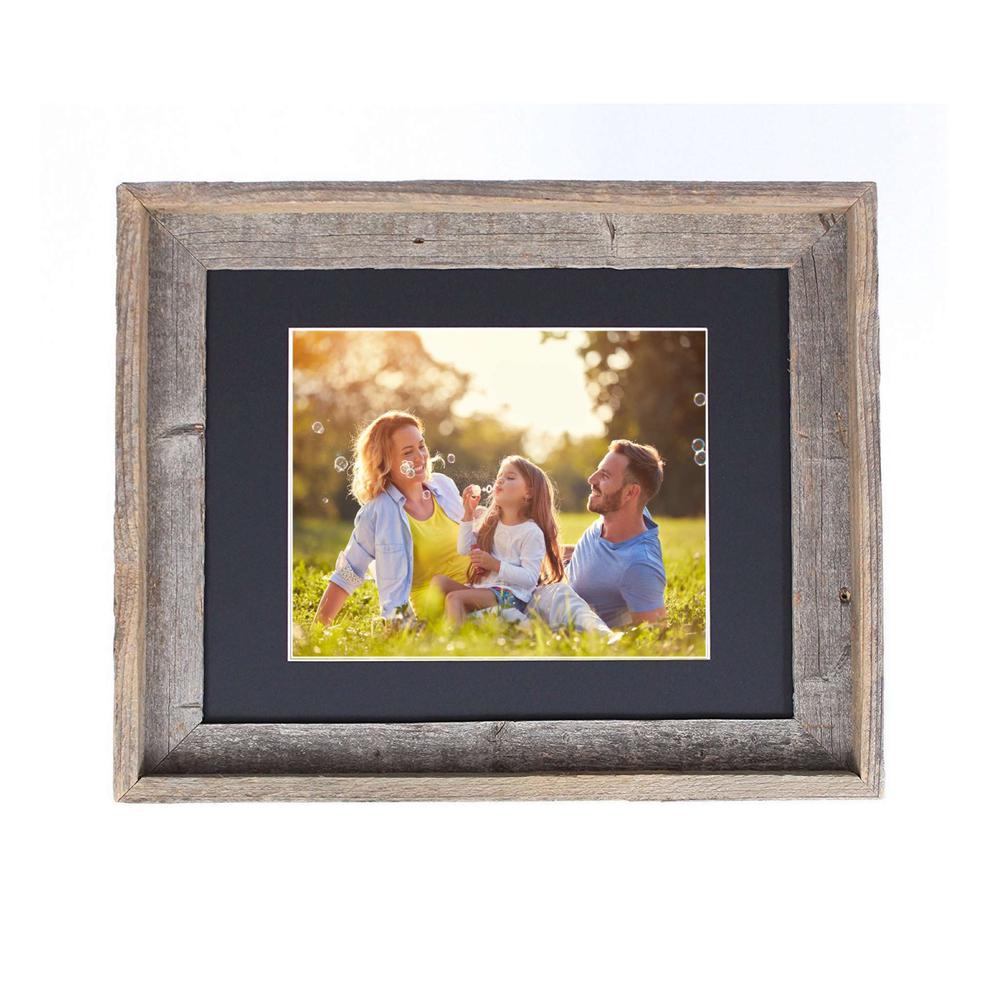 16x20 Rustic Black Picture Frame with Plexiglass Holder - 380279. Picture 4