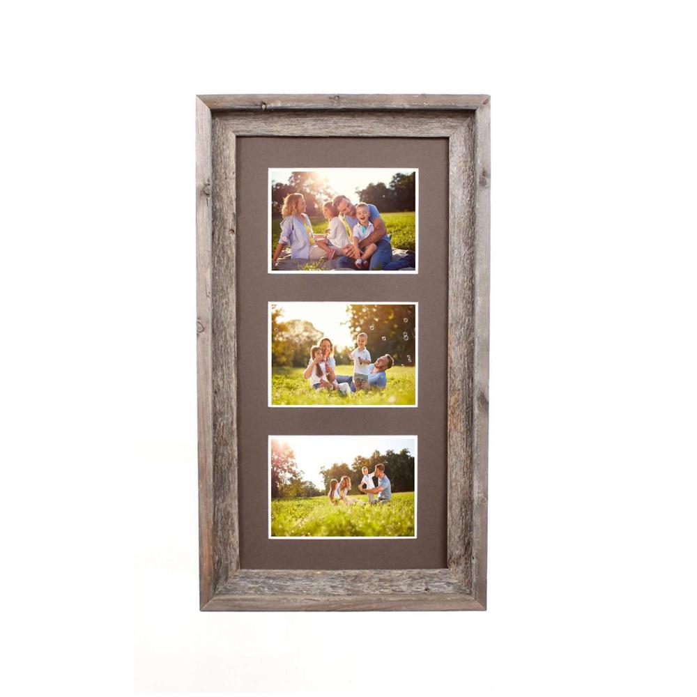 3 - 5x7 Natural Weathered Grey Picture Frame - 380292. Picture 2