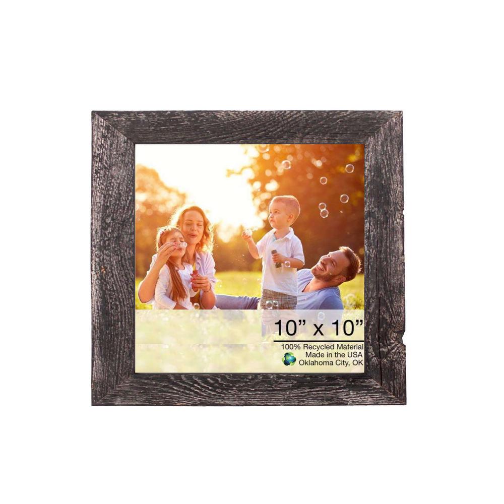 10x10 Rustic Smoky Black Picture Frame - 380311. The main picture.