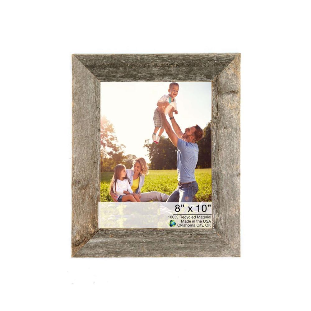 12"x13" Natural Weathered Grey Picture Frame - 380314. Picture 1