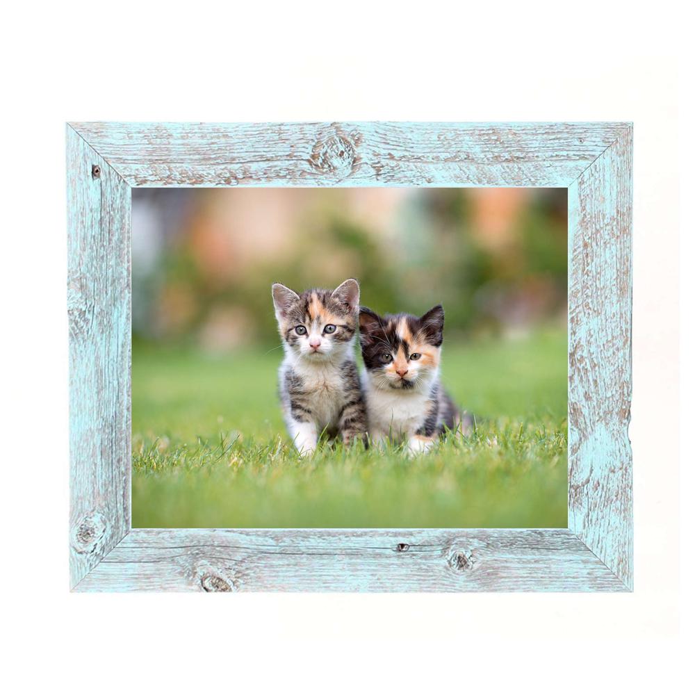 11"x13" Rustic Blue Picture Frame - 380318. Picture 4