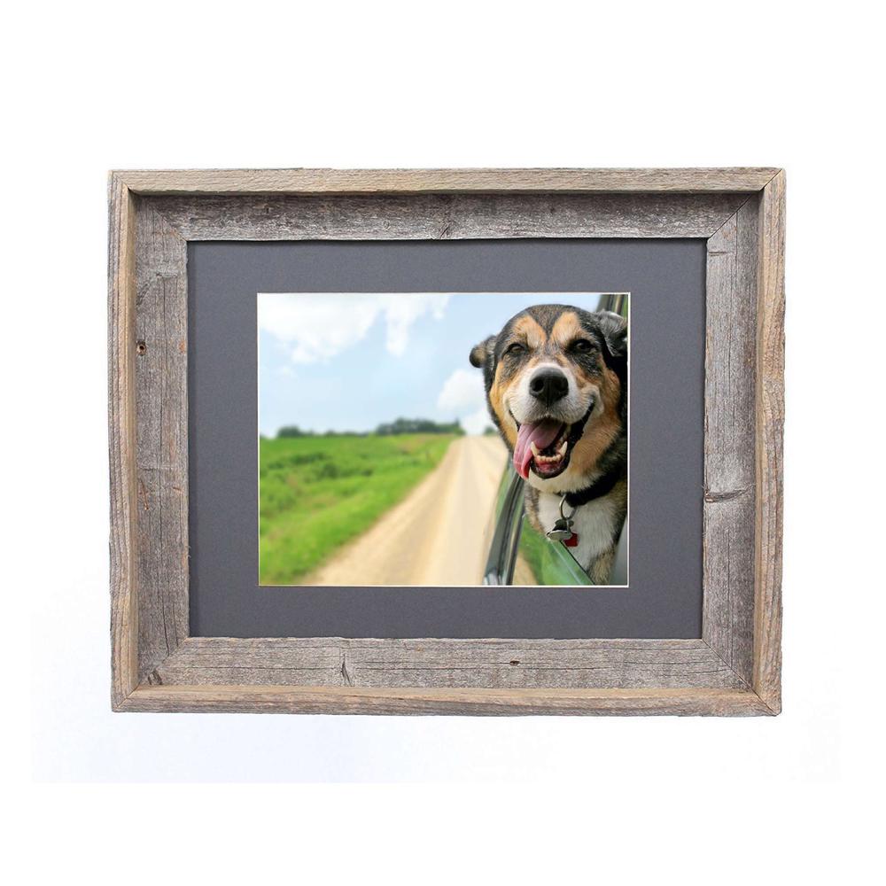 16x20 Rustic Cinder Picture Frame with Plexiglass Holder - 380368. Picture 5