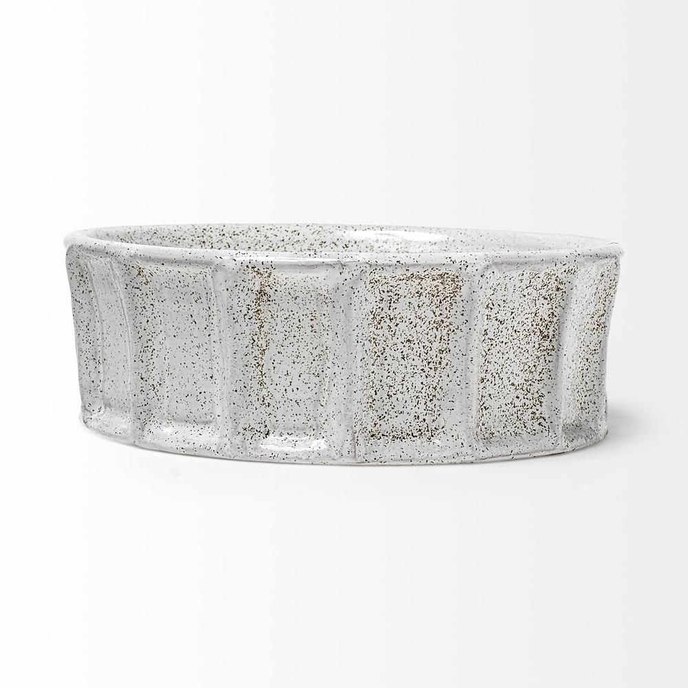 Small White Ceramic Bowl - 380395. Picture 2