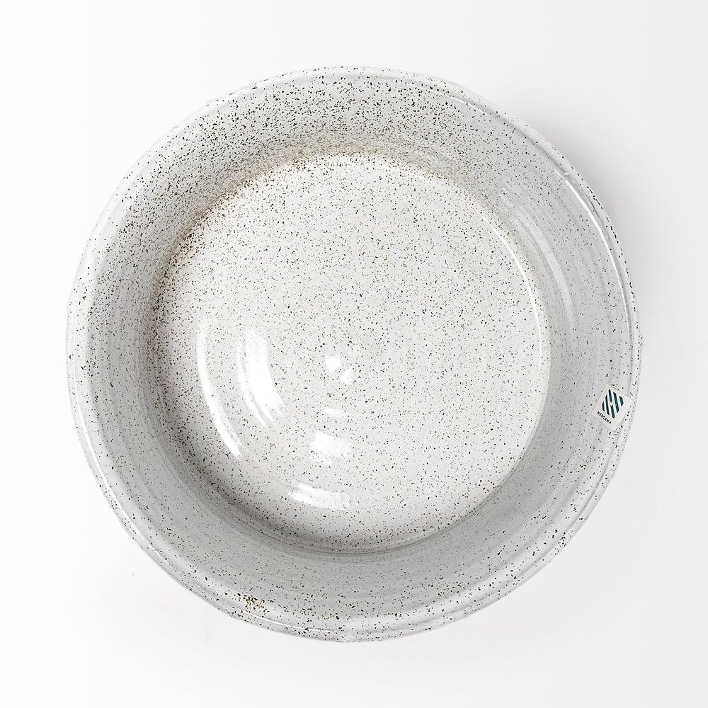 Small White Ceramic Bowl - 380395. Picture 3