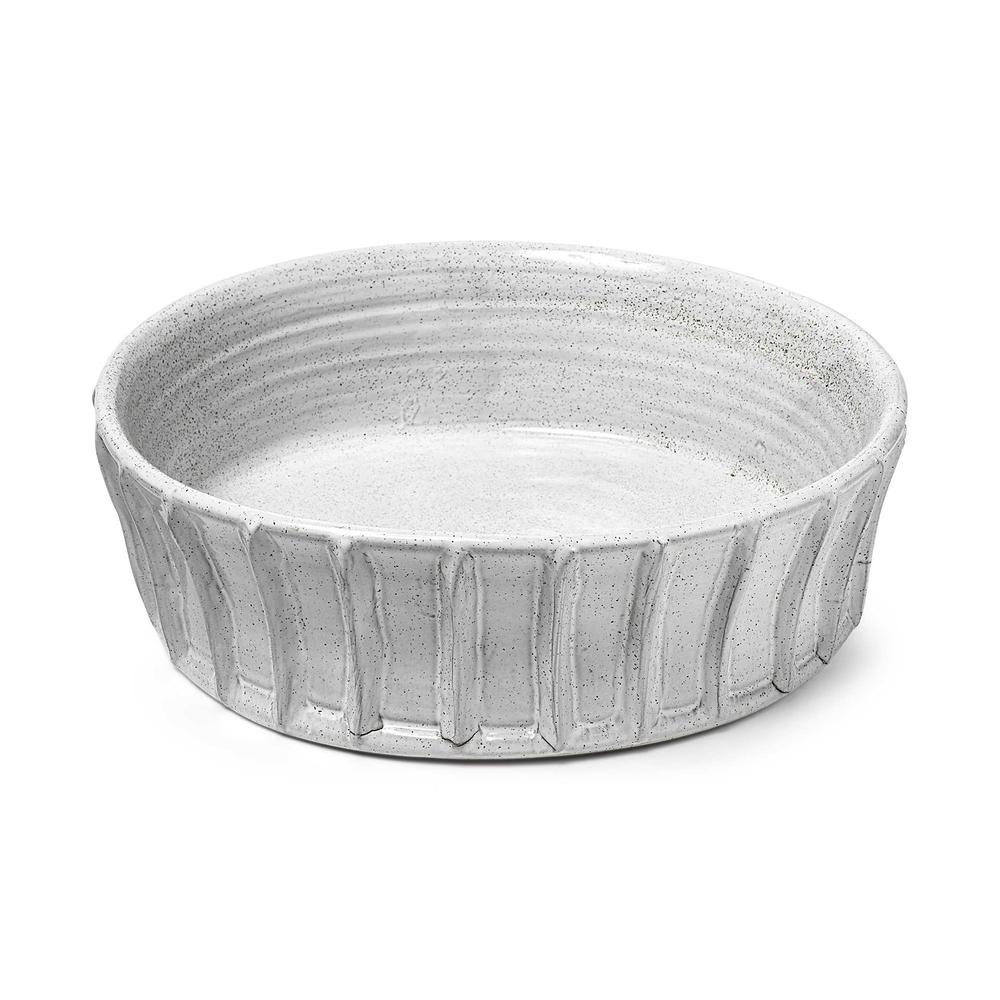 Large White Ceramic Bowl - 380396. Picture 1