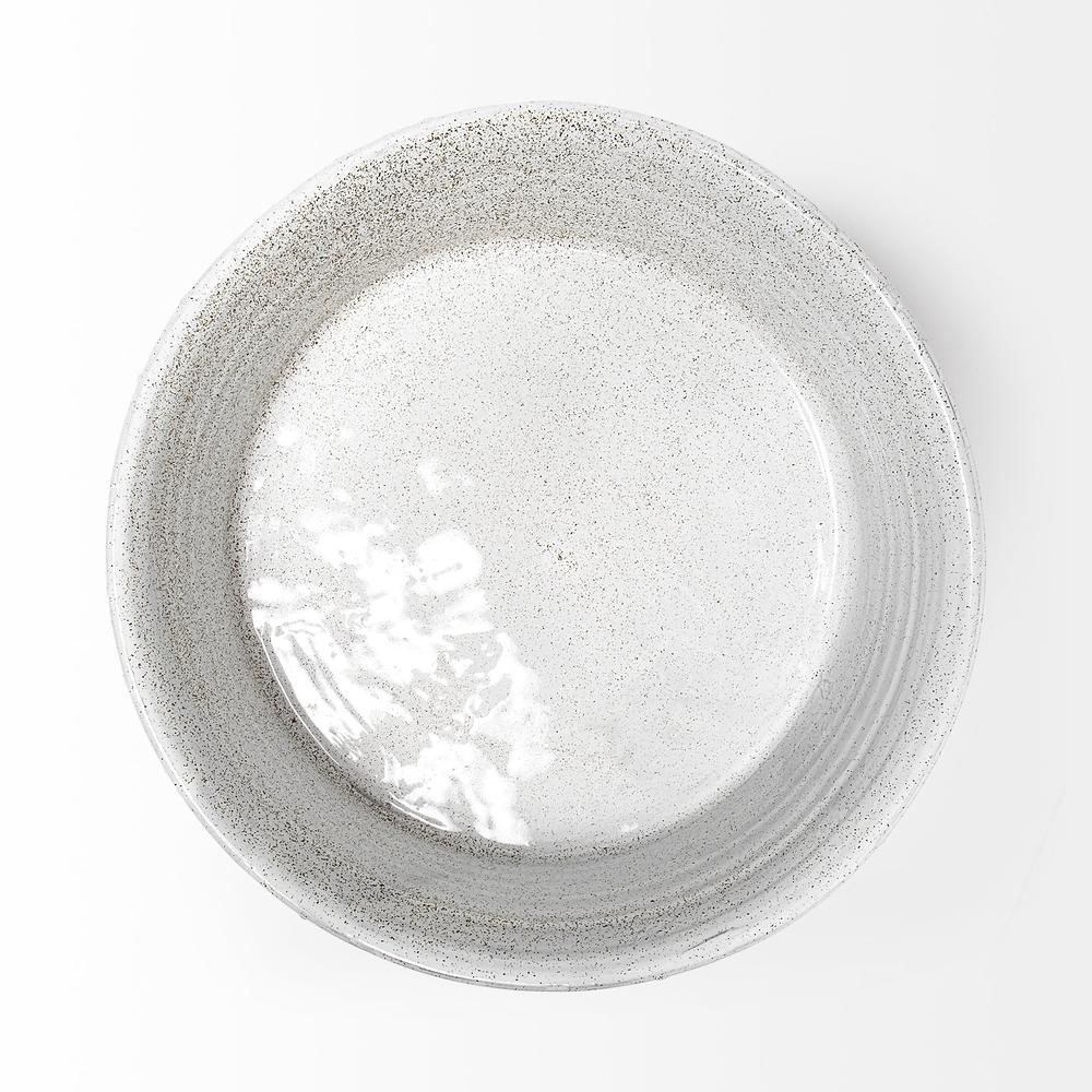 Large White Ceramic Bowl - 380396. Picture 3