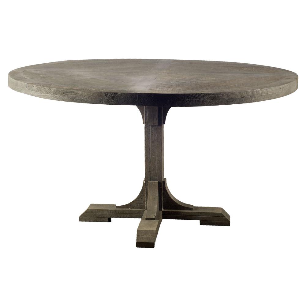 54" Circular Solid Wood Top with Pedestal Style Base Dining Table - 380460. Picture 1