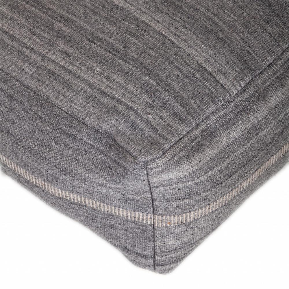 Steel Grey Stylish Pouf - 383108. Picture 3
