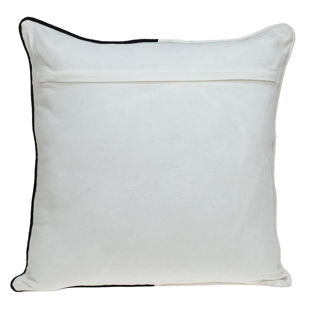 Black and White Abstract Accent Pillow - 383121. Picture 5