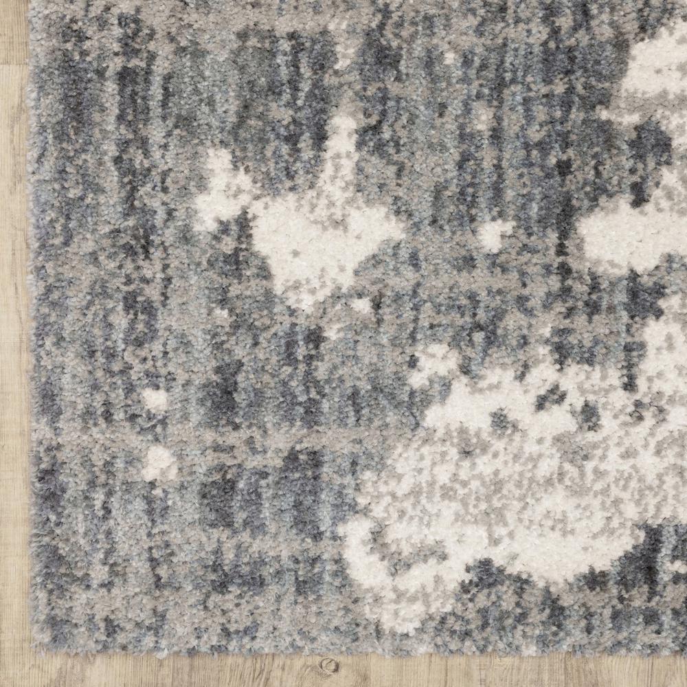 4'x6' Grey and Ivory Grey Matter  Area Rug - 383665. Picture 2