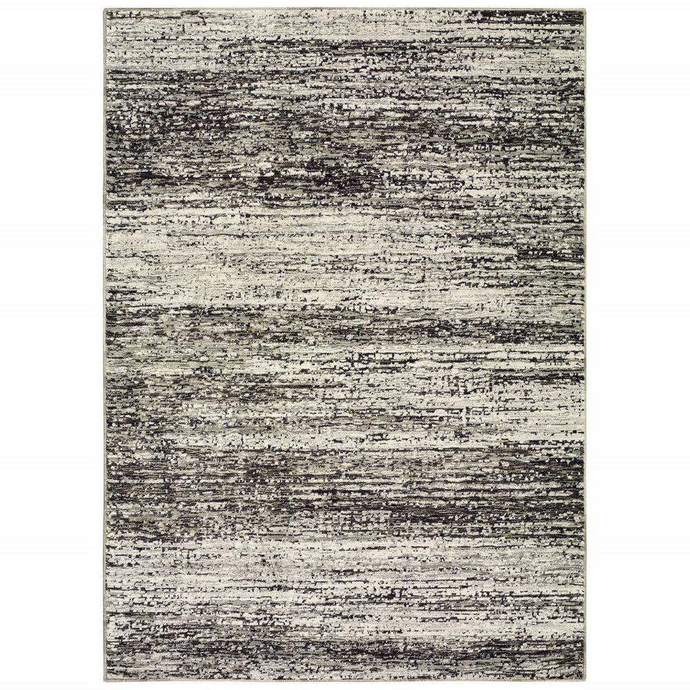 5'x8' Ash and Slate Abstract Area Rug - 383694. Picture 1