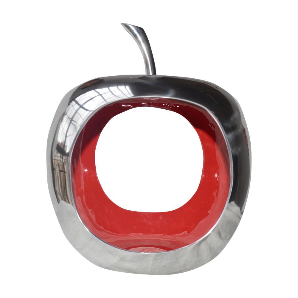 Apple Aluminum Decorative Accent Bowl - 383739. Picture 1