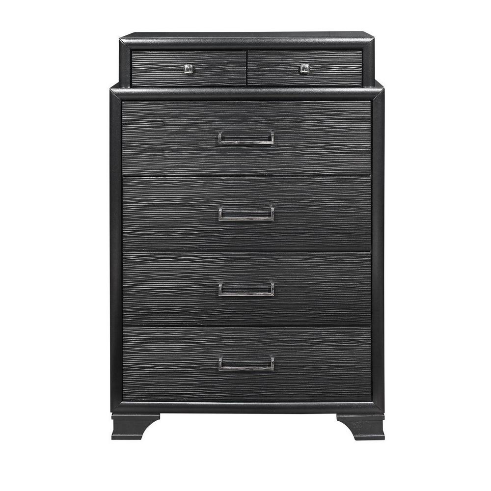 Grey Chest with 6 Drawers - 384058. Picture 1