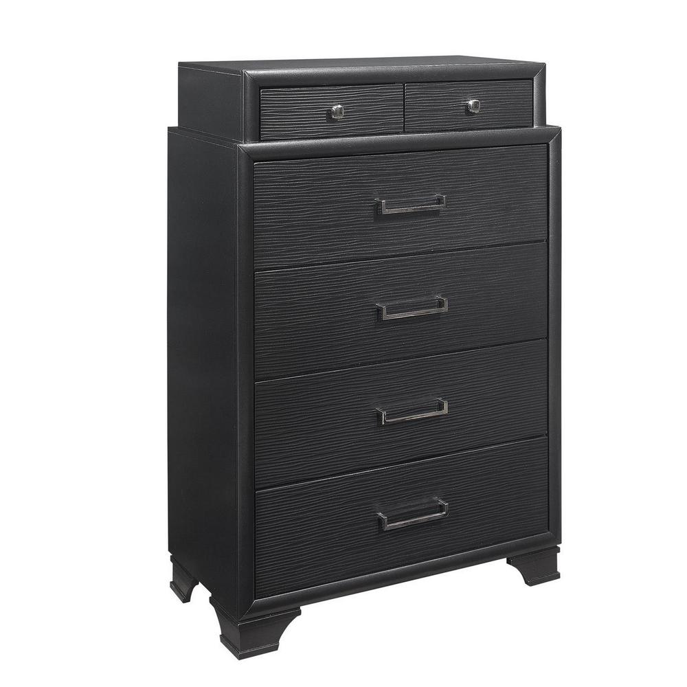 Grey Chest with 6 Drawers - 384058. Picture 2