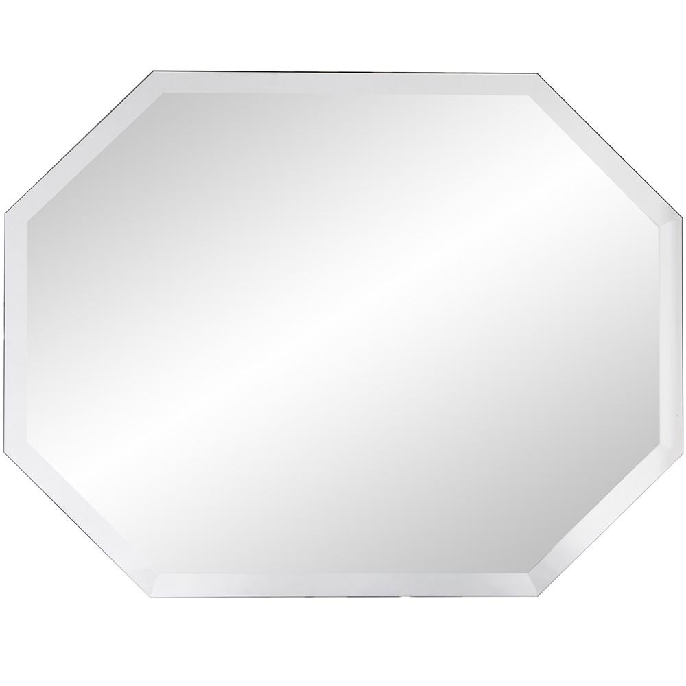 Octagonal Minimalist Frameless Mirror - 384185. Picture 4