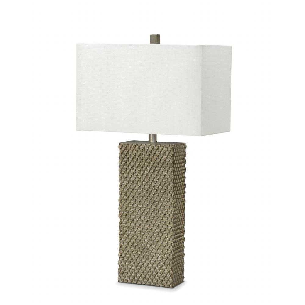 Set of 2 Golden Waffle Table Lamp - 384398. Picture 1