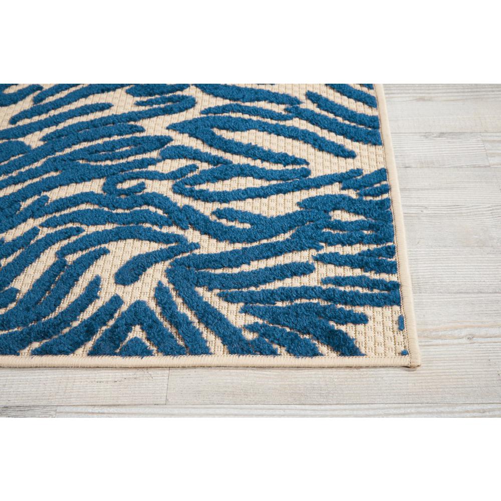3' x 4'  Tropical Blue Abstract Indoor Outdoor Area Rug - 384406. Picture 5