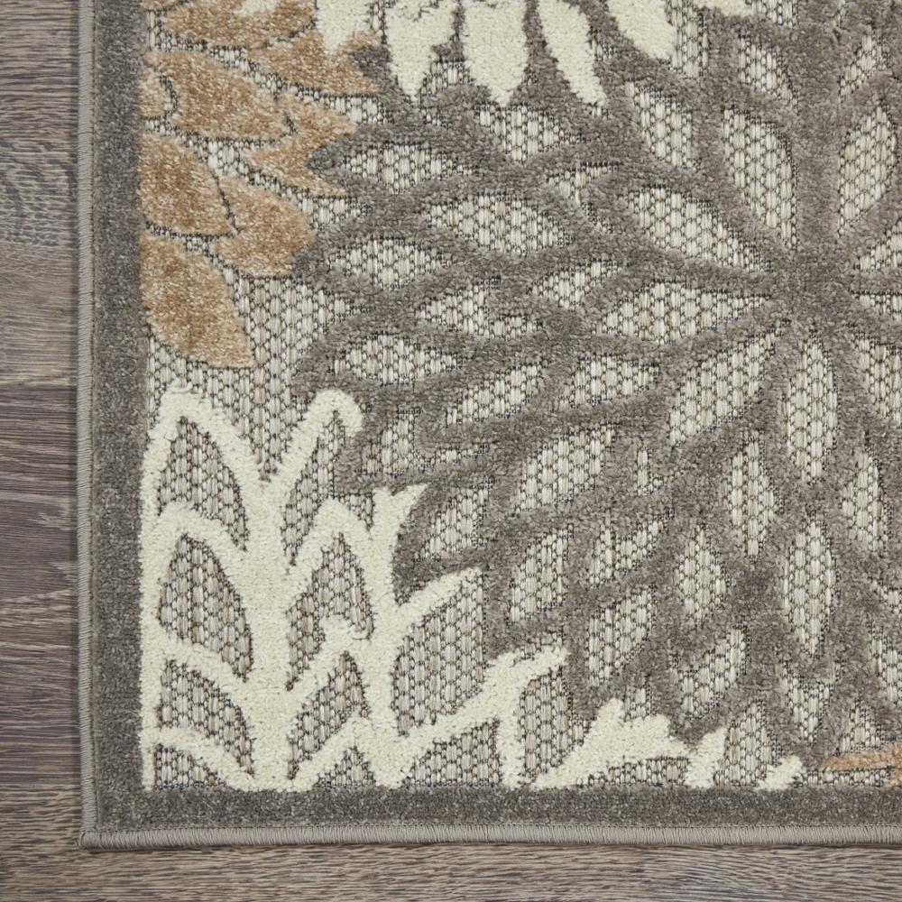 2’ x 6’ Natural and Gray Indoor Outdoor Runner Rug - 384649. Picture 2