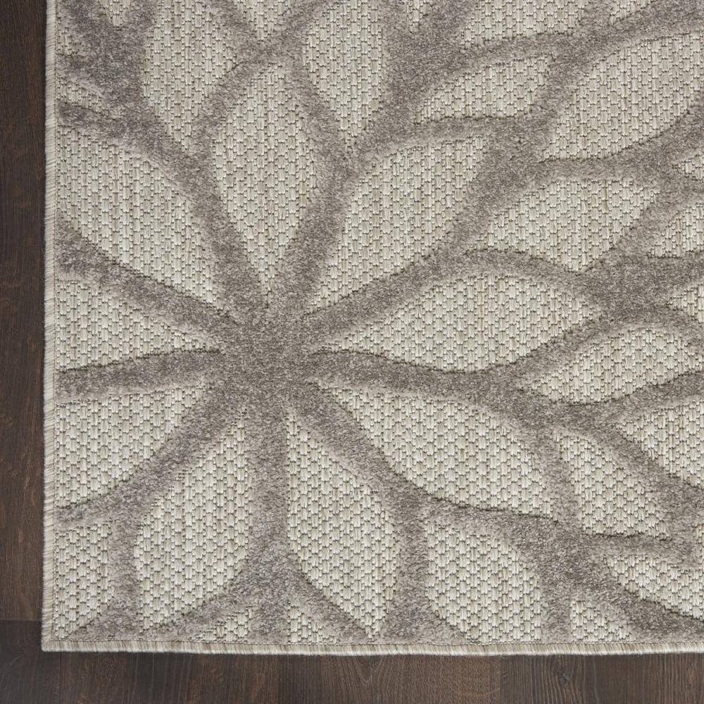 2’ x 6’ Silver and Gray Indoor Outdoor Runner Rug - 384686. Picture 2