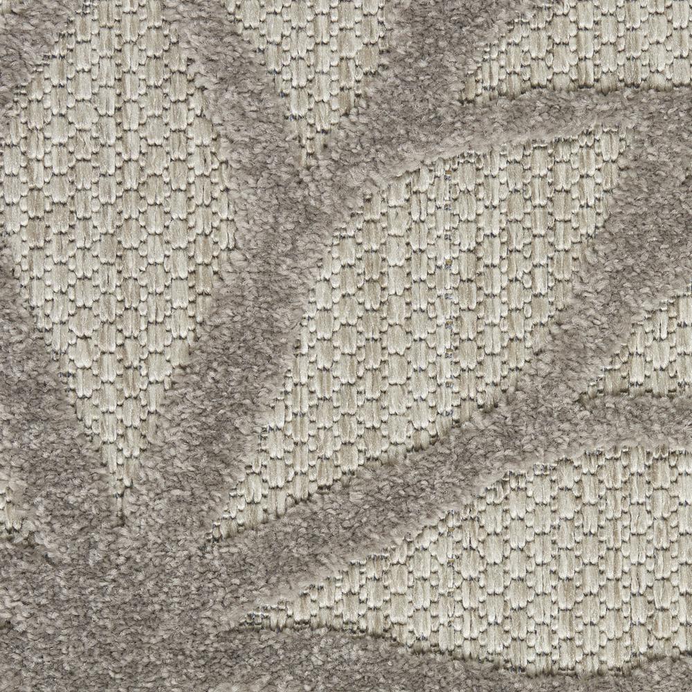 2’ x 8’ Silver and Gray Indoor Outdoor Runner Rug - 384693. Picture 5