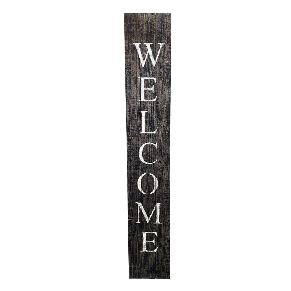 Rustic Black and White Front Porch Welcome Sign - 384911. Picture 1