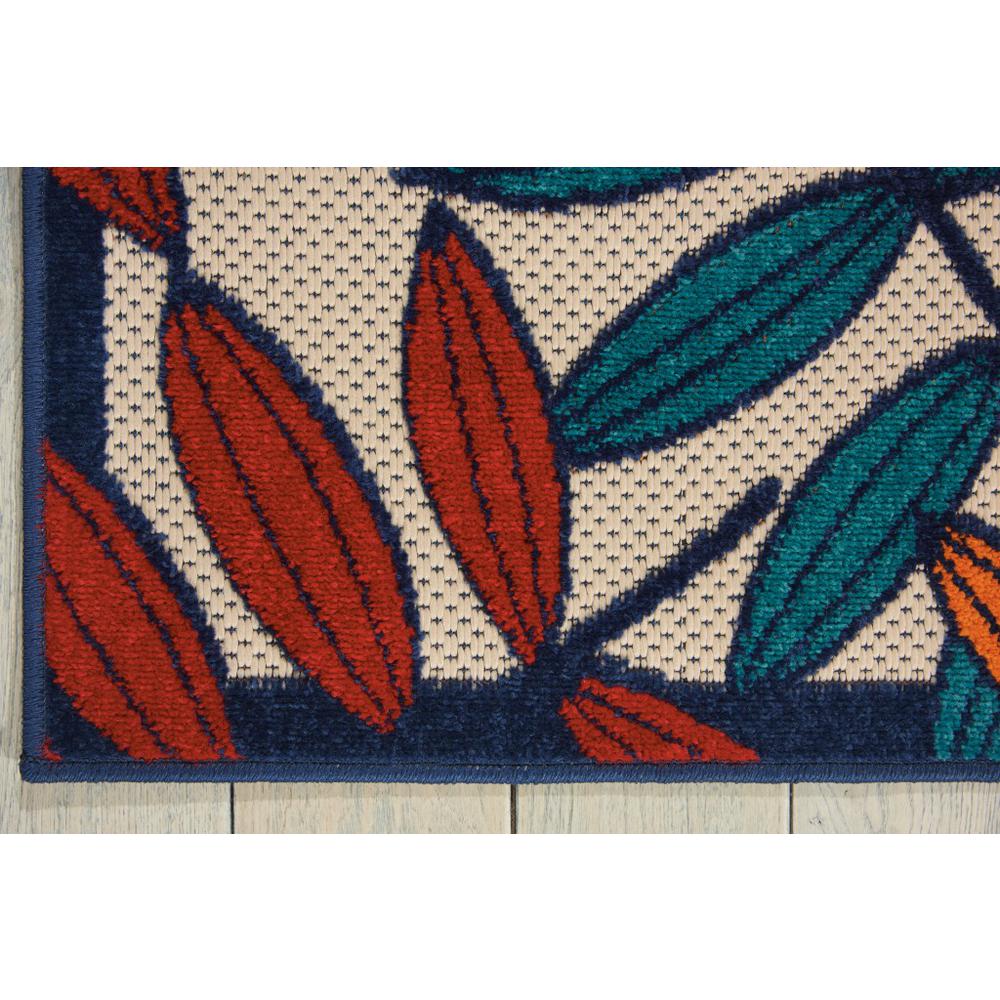 5’x 8’ Multicolored Leaves Indoor Outdoor Area Rug - 384943. Picture 2