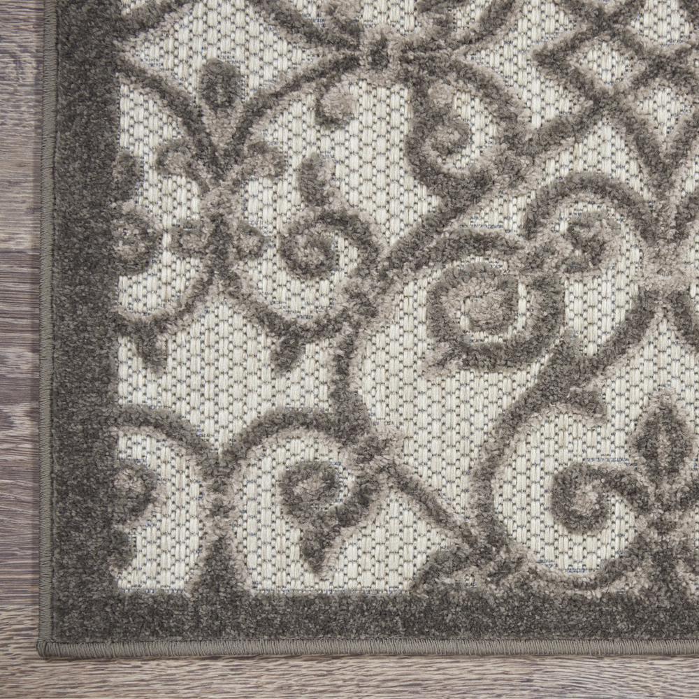 3’ x 4’ Gray and Charcoal Indoor Outdoor Area Rug Grey/Charcoal. Picture 2