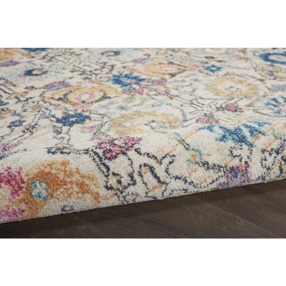 2’ x 3’ Ivory and Multicolor Floral Buds Scatter Rug - 385201. Picture 3