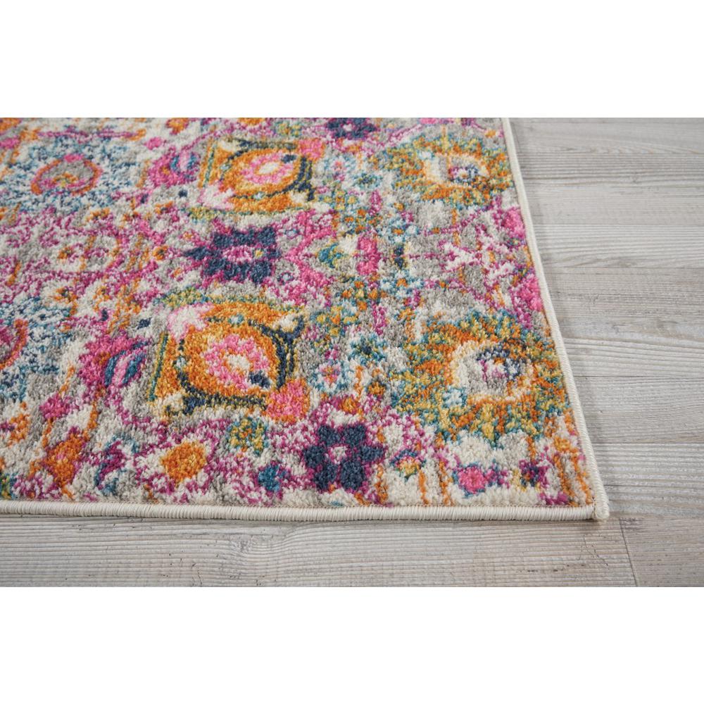 2’ x 3’ Gray and Pink Distressed Scatter Rug - 385240. Picture 5