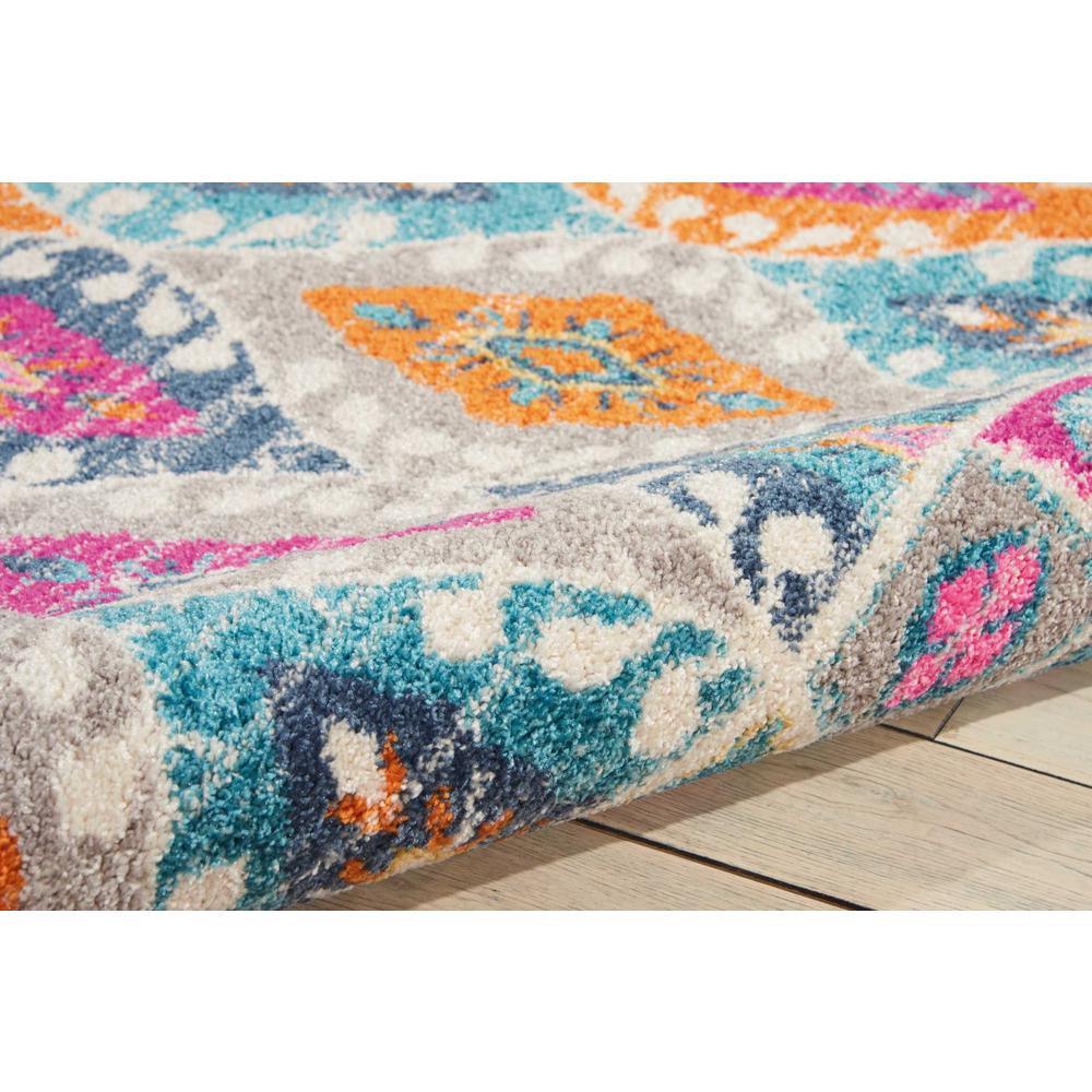 4’ x 6’ Multicolor Ogee Pattern Area Rug - 385246. Picture 3