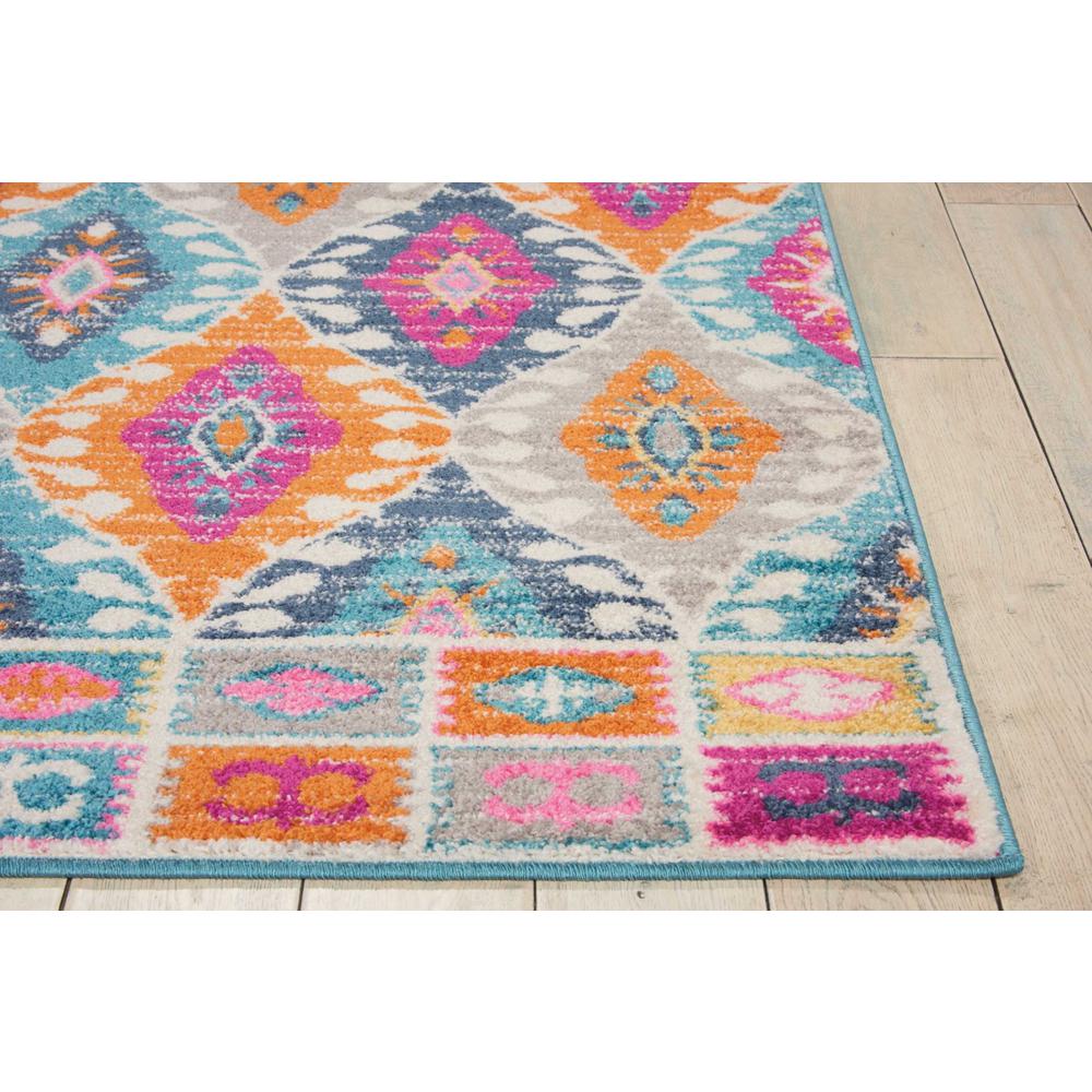 4’ x 6’ Multicolor Ogee Pattern Area Rug - 385246. Picture 5