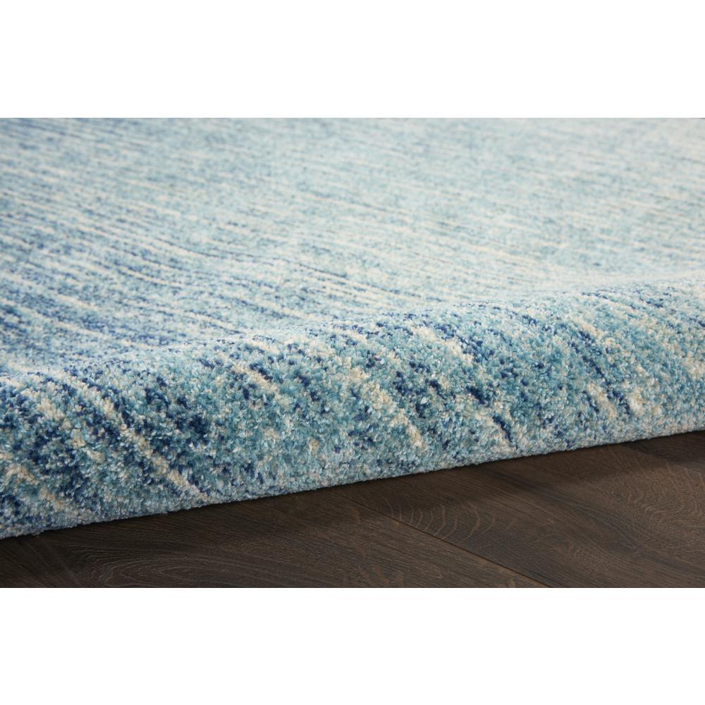 2’ x 3’ Navy and Light Blue Abstract Scatter Rug Navy/Light Blue. Picture 3