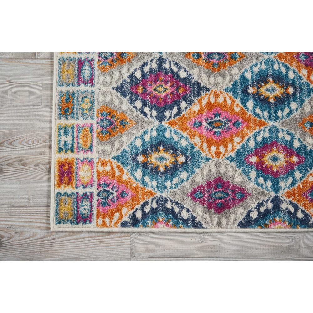 2’ x 3’ Multicolor Ogee Pattern Scatter Rug - 385308. Picture 2