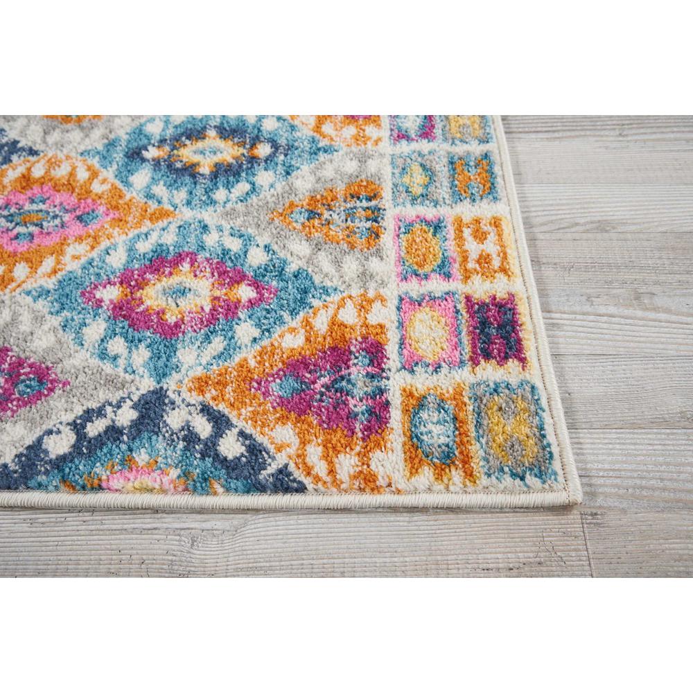 2’ x 3’ Multicolor Ogee Pattern Scatter Rug - 385308. Picture 5