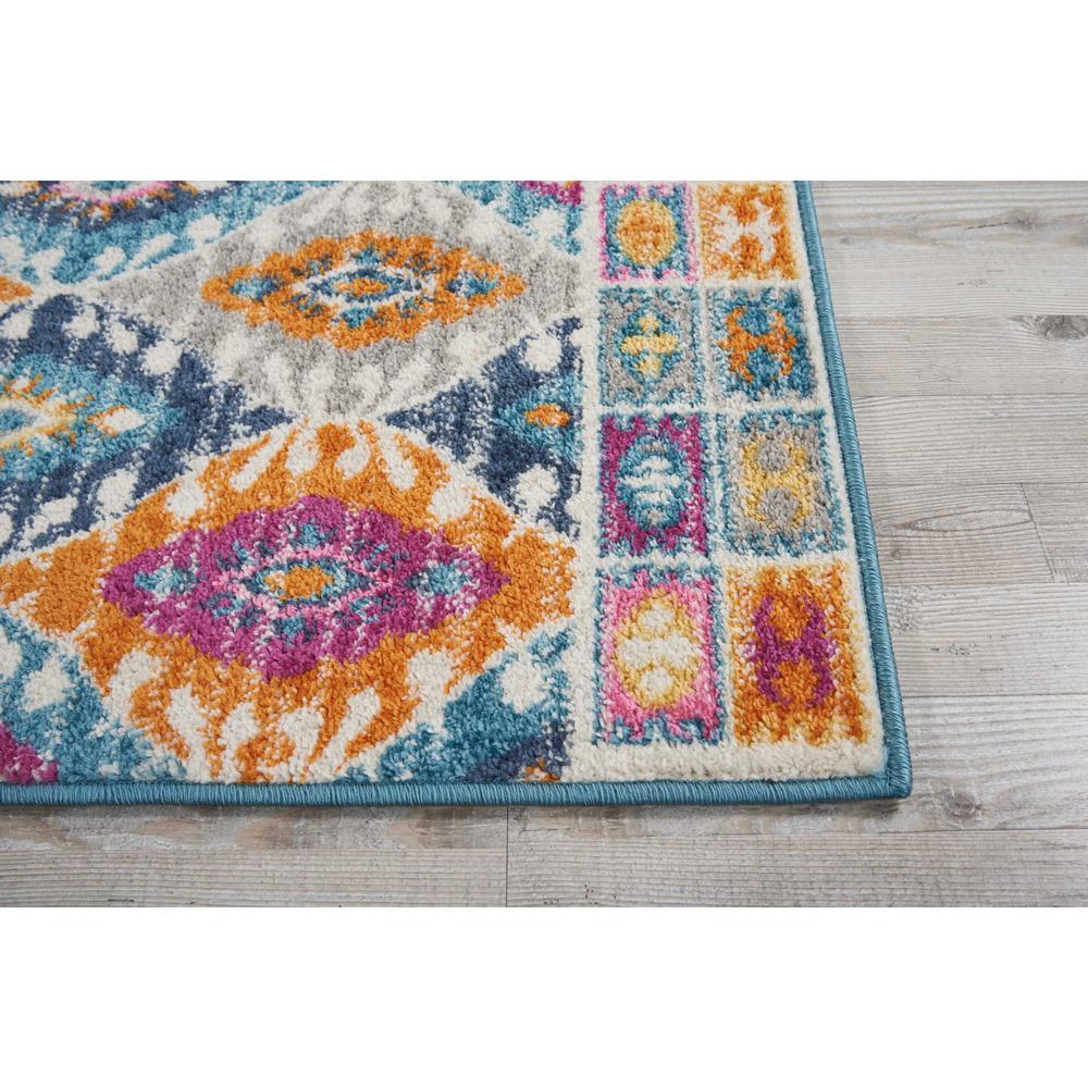 2’ x 8’ Multicolor Ogee Pattern Runner Rug - 385309. Picture 5