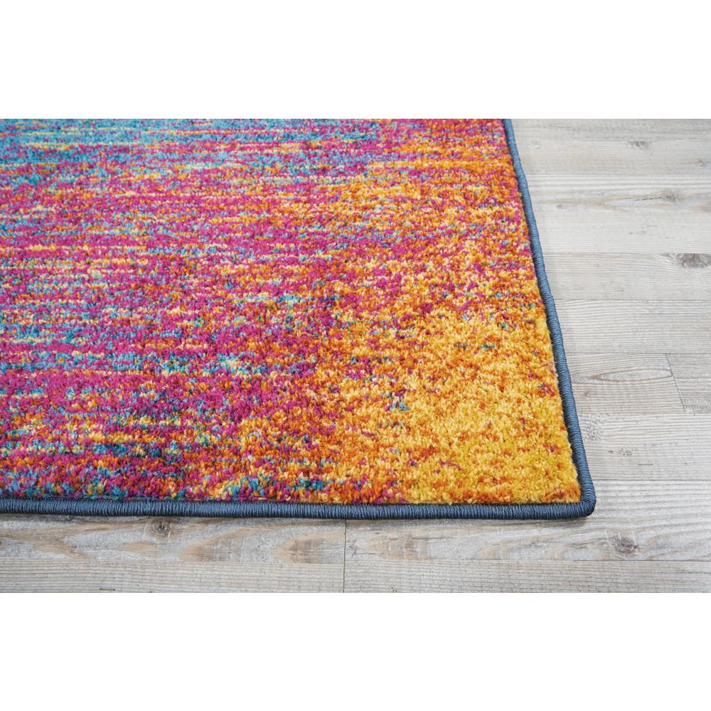 2’ x 10’ Rainbow Abstract Striations Runner Rug - 385358. Picture 4
