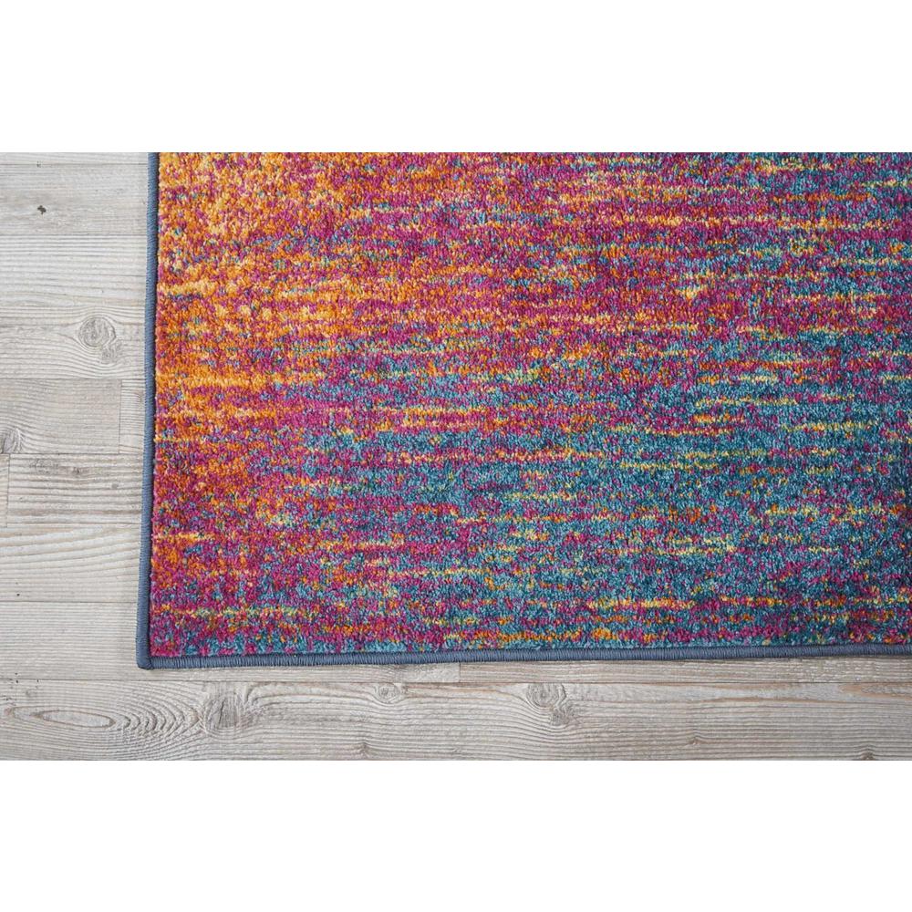 2’ x 8’ Rainbow Abstract Striations Runner Rug - 385360. Picture 2