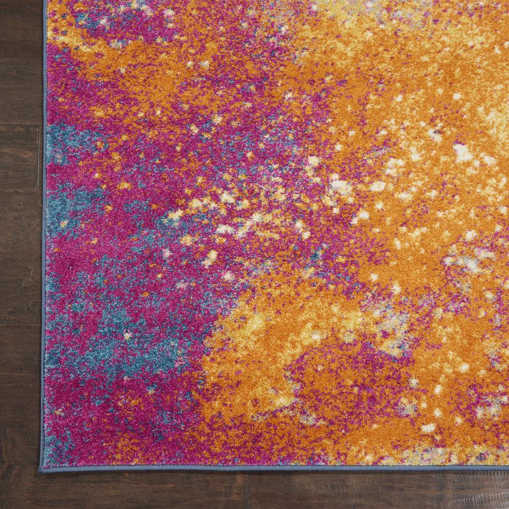 2’ x 3’ Abstract Brights Sunburst Scatter Rug - 385375. Picture 2