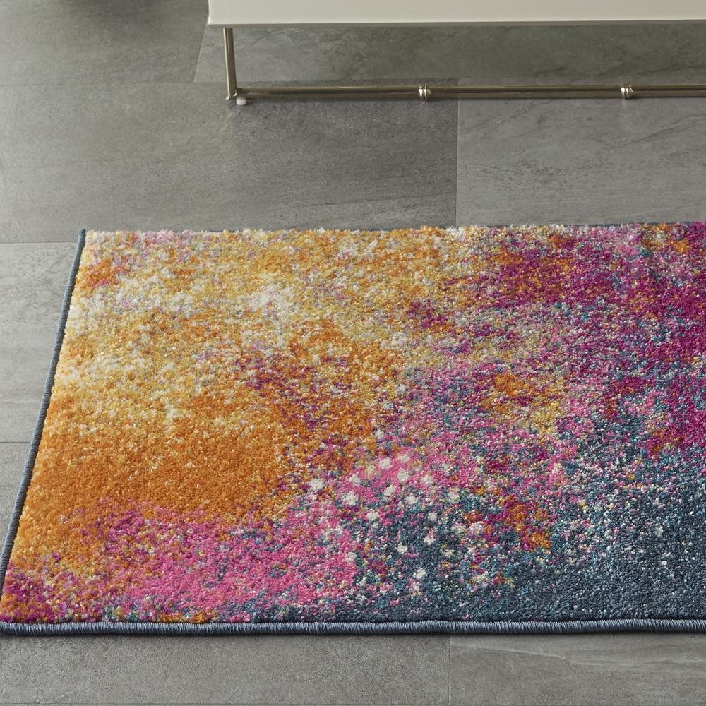 2’ x 3’ Abstract Brights Sunburst Scatter Rug - 385375. Picture 5
