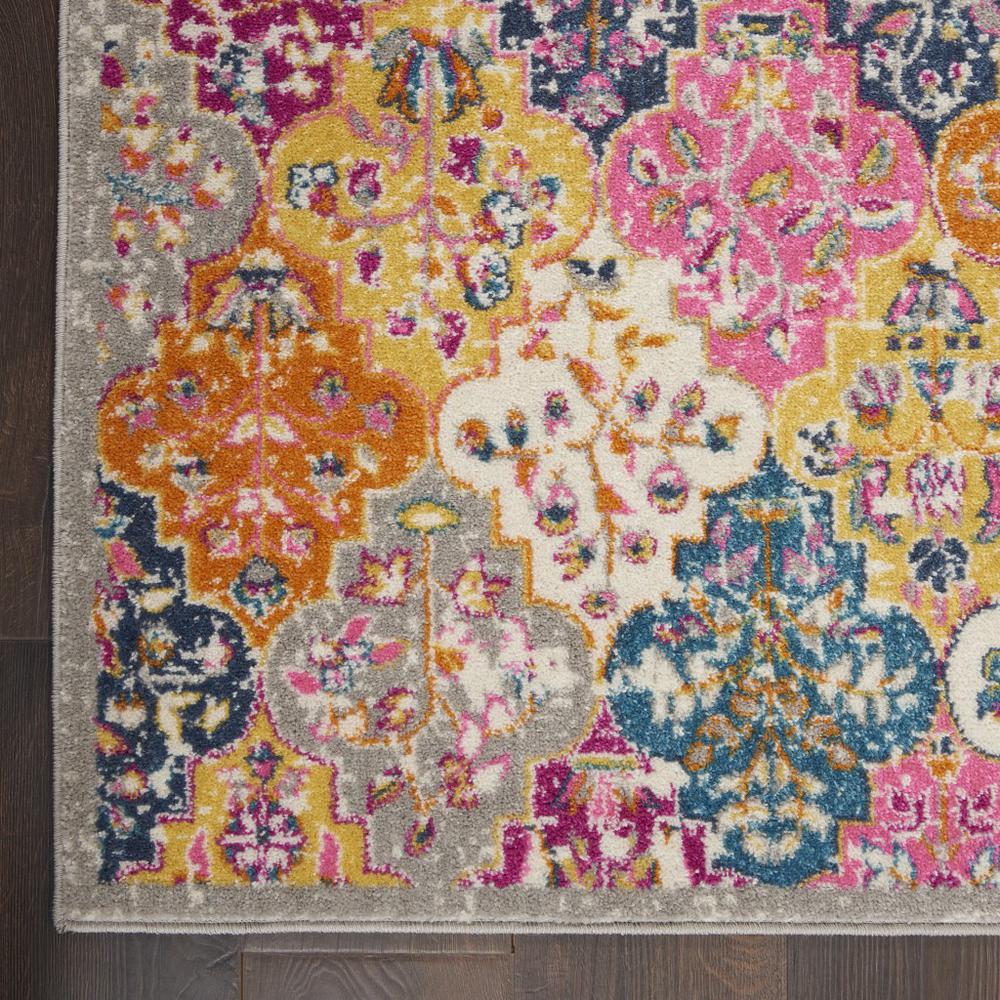 4’ x 6’ Muted Brights Floral Diamond Area Rug - 385509. Picture 2