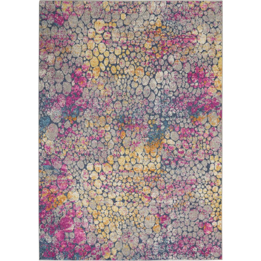 4’ x 6’ Yellow and Pink Coral Reef Area Rug - 385662. Picture 1