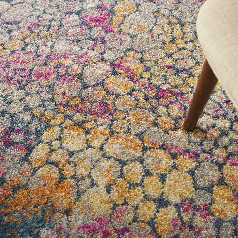 5’ x 7’ Yellow and Pink Coral Reef Area Rug - 385664. Picture 5