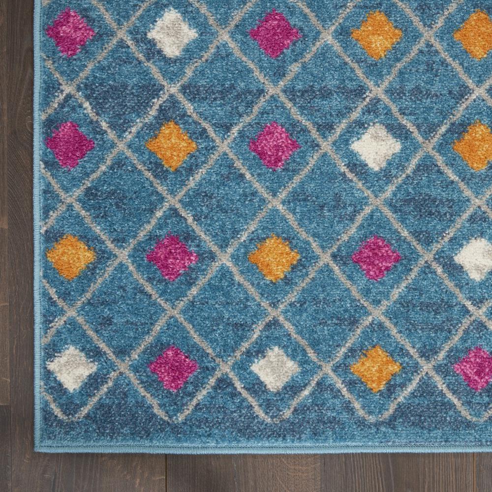 2’ x 3’ Blue Jewels Geometric Scatter Rug - 385781. Picture 2
