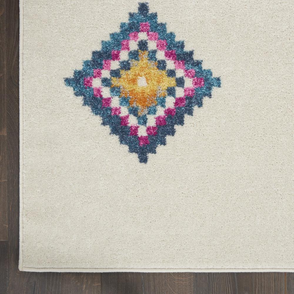 2’ x 3’ Ivory Boho Jewels Geometric Scatter Rug - 385799. Picture 2