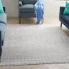 5’ x 7’ Gray and Ivory Berber Pattern Area Rug - 385825. Picture 1