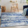 4’ x 6’ Ivory and Navy Oceanic Area Rug - 385850. Picture 3