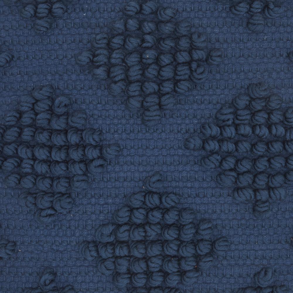 Navy Blue Textured Diamonds Throw Pillow - 386176. Picture 4