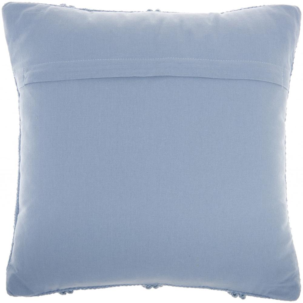 Soft Blue Textured Diamonds Throw Pillow - 386177. Picture 2